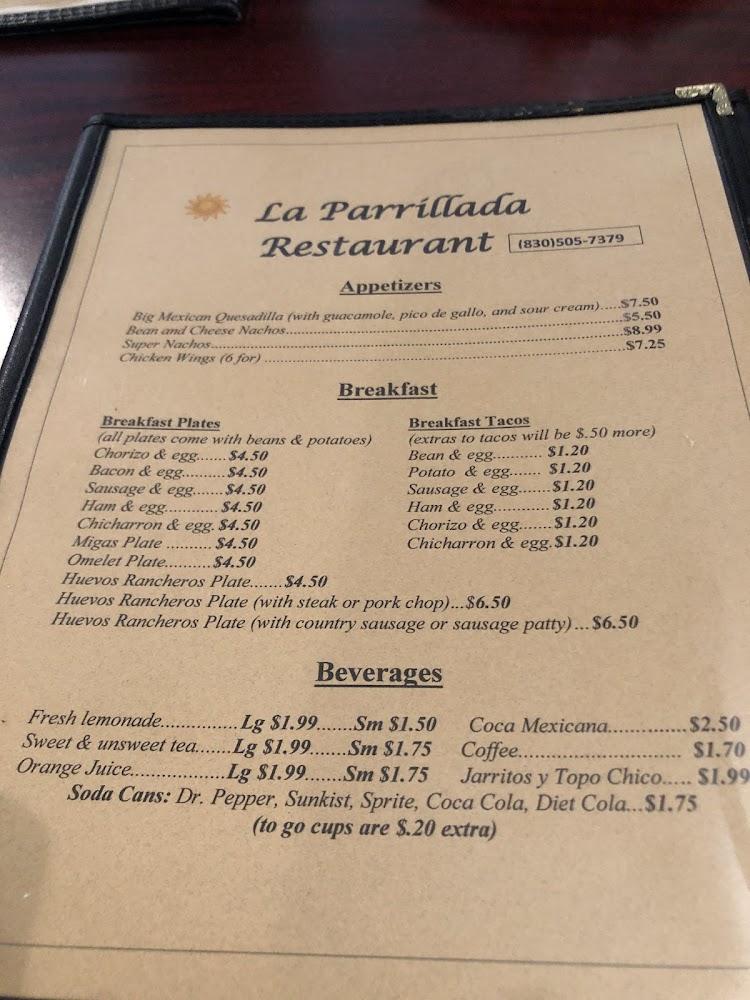 La Parrillada Menu image 3